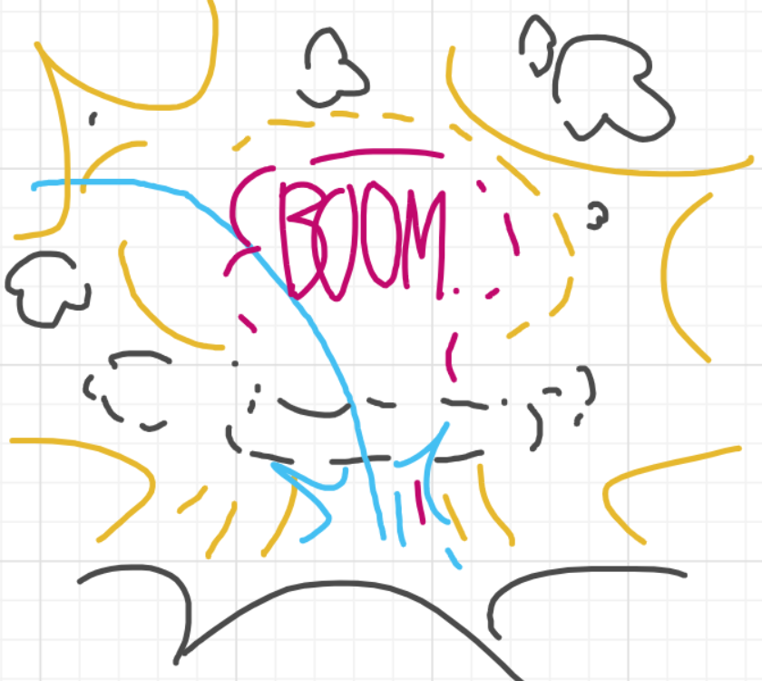 A panel from I've Been Everywhere, Man, episode nine of the Board Boards object show by Furretwalk/WalkingFurret.